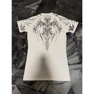 Breathedivinity 2025 Compression Short Sleeve T-Shirt XS-XXL - Elasticity Muscle Fitness Shirt, Suitable and Women, Black Tight Design with Red Muscle Texture Pattern, Quick-Dry Moisture-Wicking, Suitable Exercise, Running, Yoga and Beach Activities, Wear