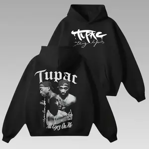 Vintage 2Pac Hoodie, Tupac Hip Hop Music Lover Shirt, Vintage 90s Hip Hop Streetwear Apparel