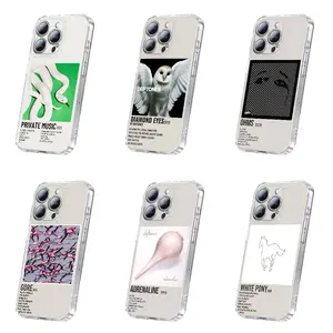 Deftones Private Music Ohms Gore Phone Cases For iPhone 17 Promax Pro Air 16 Plus 15 14 13 12 11 Transparent Shockproof Protective Cover