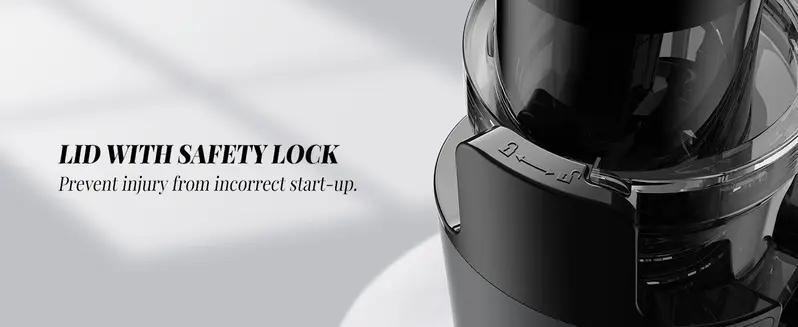 Cold Press Juicer with 3.5” Feed Chute, Powerful 150NM Motor, Simple operation, Slow Masticating Juice Extractor Fits Whole Fruits,Veggies