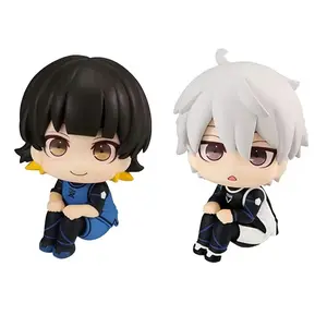 Isagi Yoichi Doll Blue Lock Action Figures toy Q Version Chigiri Hyoma Bachira Meguru Nagi Seishiro Figure PVC Ornament Toys