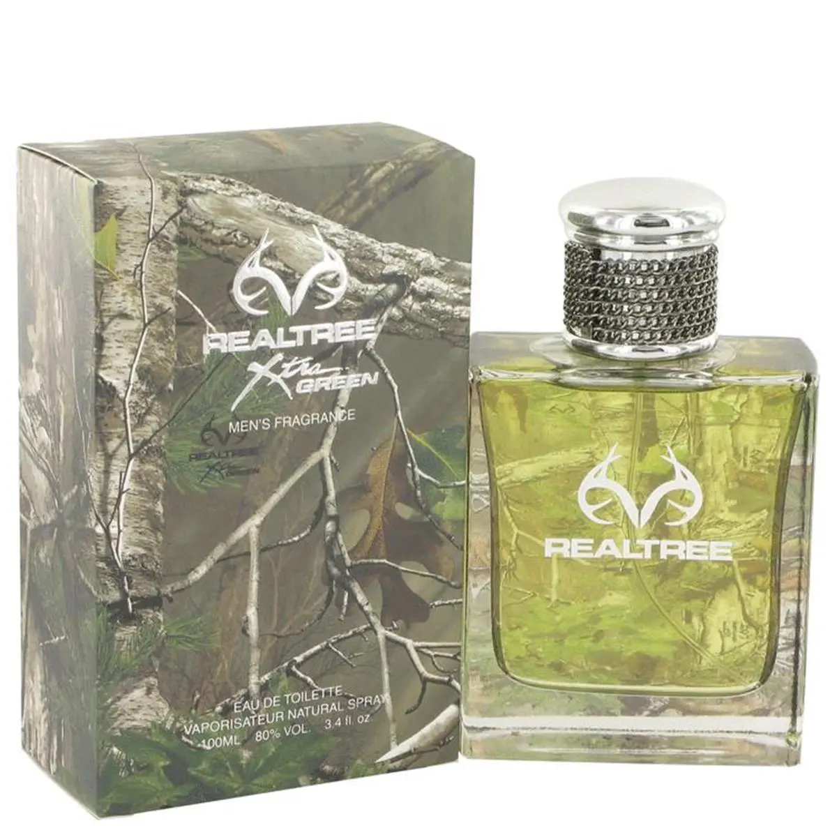 Men's 212 MAIN Outdoor Realtree Eau De Toilette Spray Bottle - 3.4 fl oz Perfume and Cologne with Distinct Scent