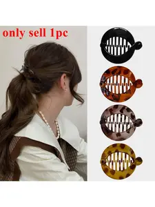 Banana clips, small hair volume, vertical clips, low ponytail hairpins, women's new models, twist on the back of the head, clip flat hairpins, Flat Claw Clips