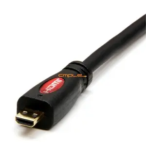 212 MAIN Gold Plated Male-Male High-Speed Micro HDMI to HDMI Cable, 10-ft HDCP-Supported Computer Networking Accessory with Plug & Connector for Cell Phones (815239019989)