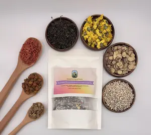 Dandelion Wolfberry Chrysanthemum Cassia Seed Goji Herbal Tea Natural Botanical Blend 120g Vitals Herb (4.24 oz)