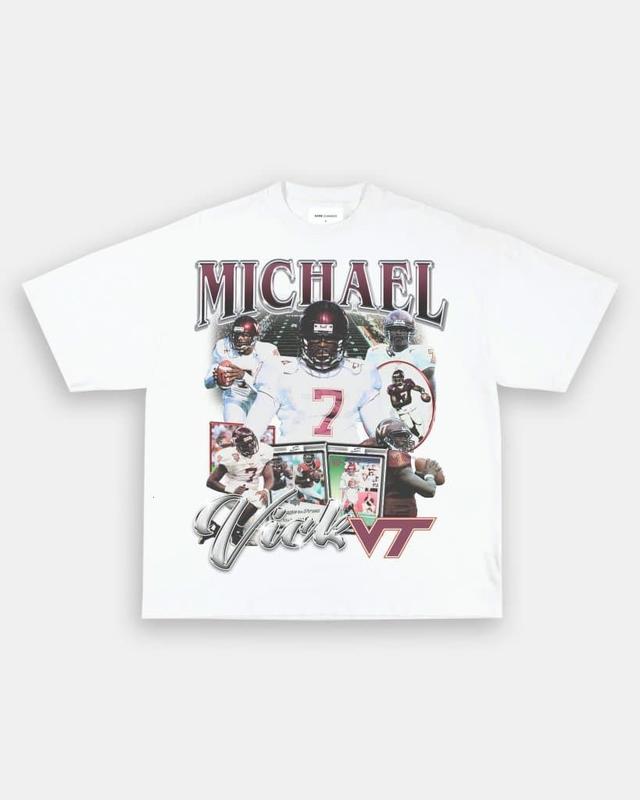 MICHAEL VICK  VT T-Shirt Unisex Graphic,Vintage 90s Football Tee, Unisex Gifts For Football Fan