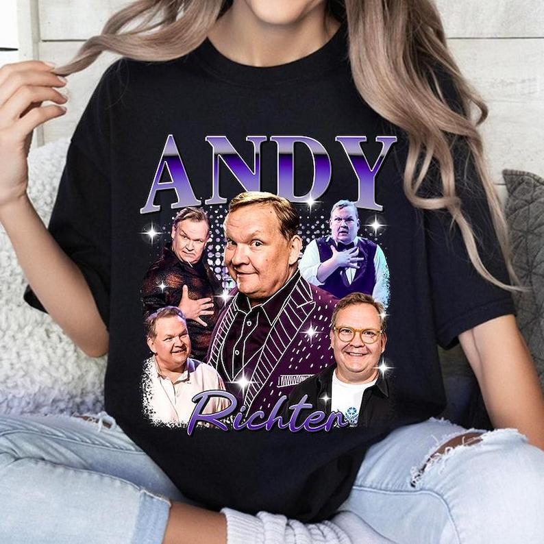 Winter Outfits Andy Richter Dwts 2025 Bootleg Unisex Tshirt, Andy & Emma Slater Dancing With The Stars T-shirt, The Stars Graphic Tee, Fan Gift For Her Him