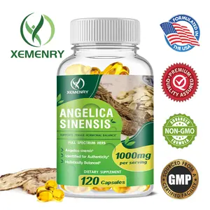 Xemenry- Dong Quai Root 1000 mg | Dietary Supplement | Non-GMO, Vegan, Gluten-Free | 120 Vegan Capsules