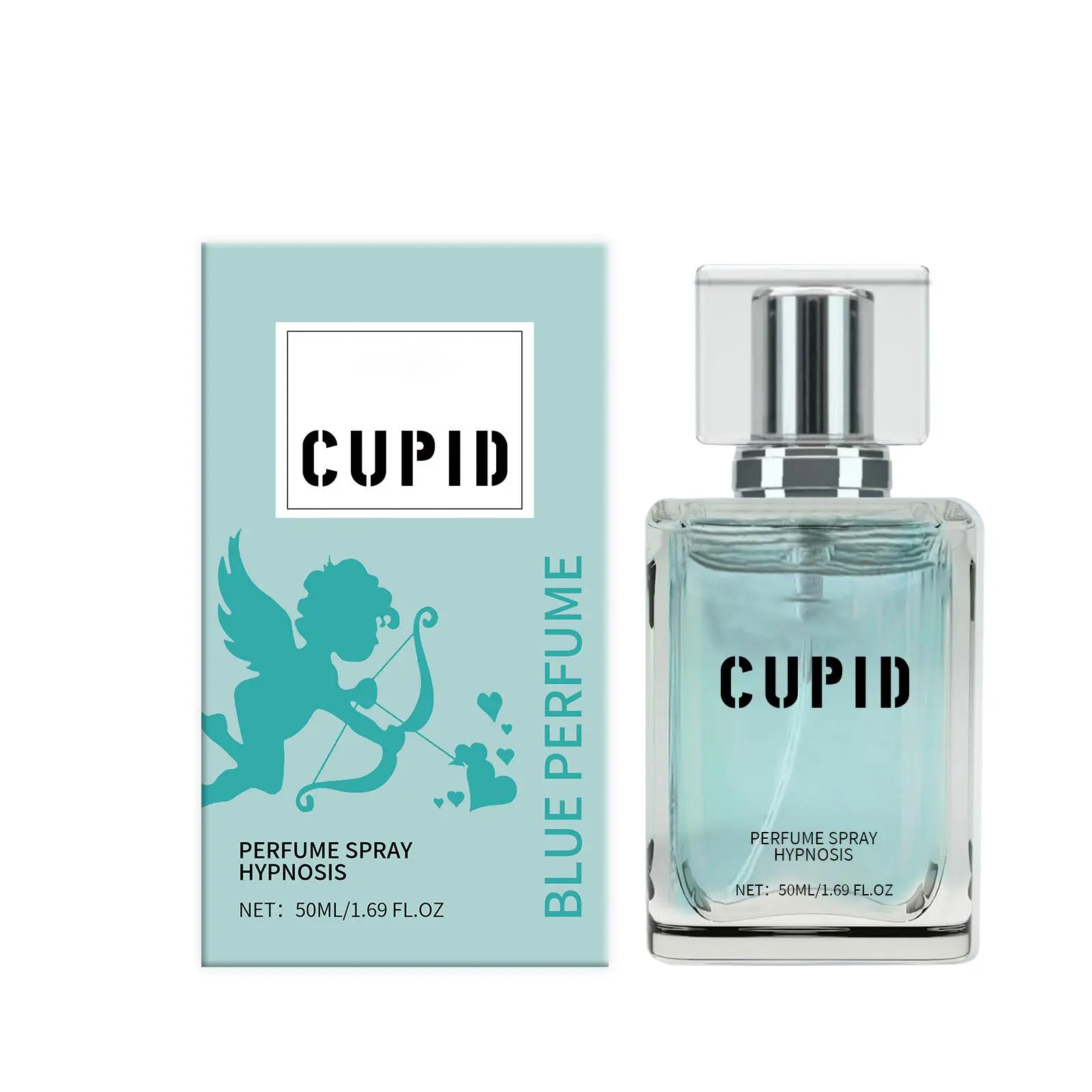 Roxelis Cupid Blue Perfume Cologne for Men - 50ml (1.7 oz) charm men's fragrance water