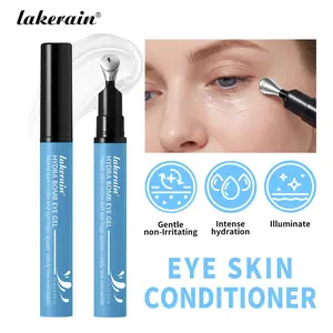 Eye Serum 2 Counts Hydra Bomb Cooling Eye Gel, Metal Tip Massager Depuffs & Refreshes, Hydrates to Reduce Dark Circles & Bags, Lightweight Non-Sticky Gel, Gentle for All Skin Types, Ideal for Tired Eyes Serum, Eye Brightener, Eye Bag Remover