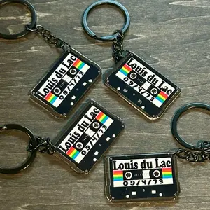 Louis Duloc AMC Series Keychain - Interview with the Vampire e - 09/4/73 Design - Rainbow Colors - Collectible Item