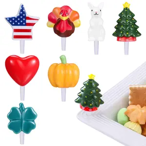 Nora Fleming mini Christmas tree ghost turkey heart four-leaf clover rabbit five-pointed star 4/7 pcs Hand-painted Ceramic Mini Plate Decor for Serving Dishes Platter Festive Parties Halloween Autumn Christmas Anniversary Birthday Gift