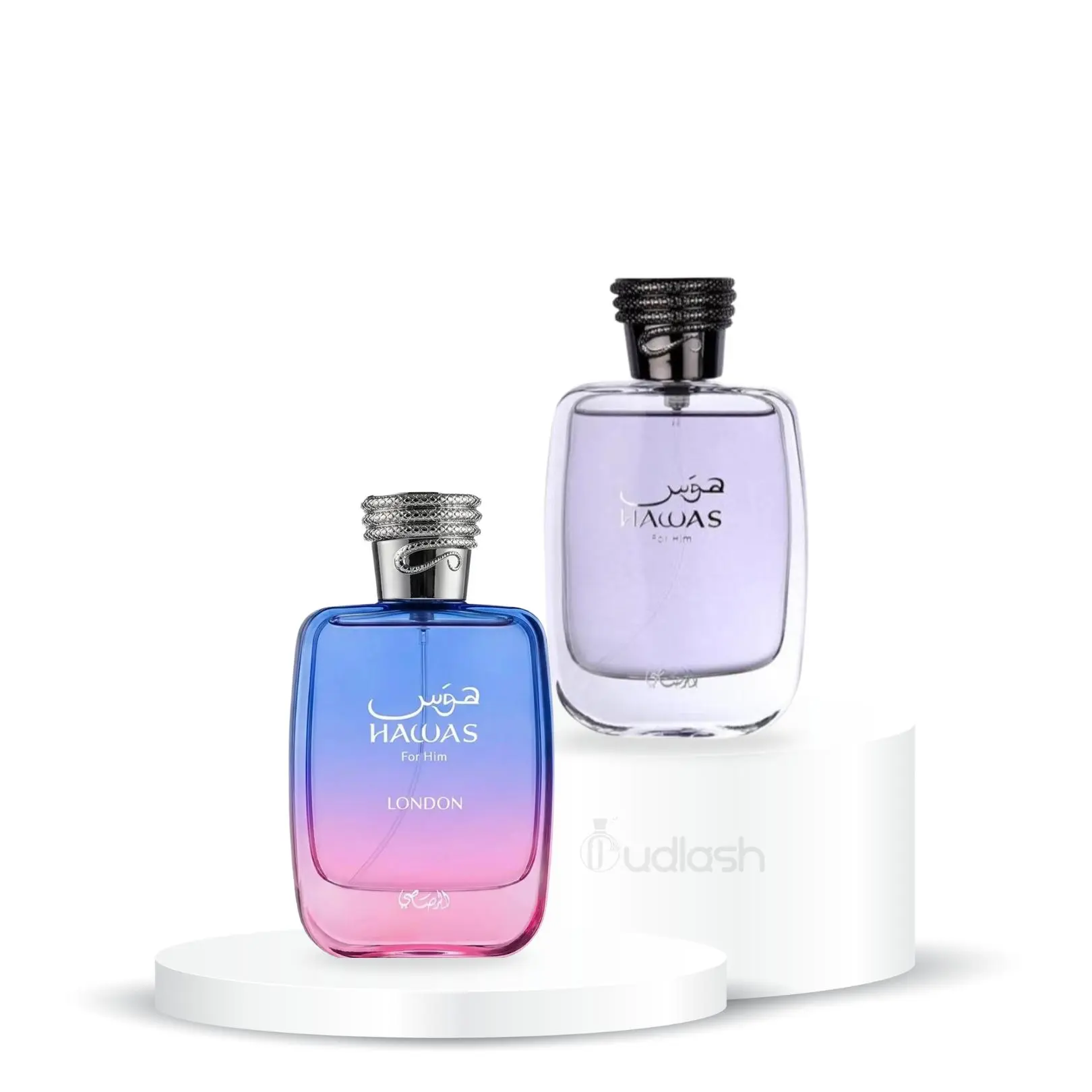 Oudlash Bundle | Hawas London + Hawas Him | Eau De Parfum | 100 ML | Bergamot - Cardamom & Driftwood Notes