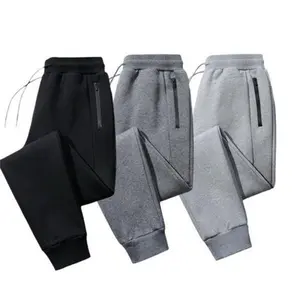 Mens 3 Pack Ultra Soft Zipper Pocket Joggers(Rain Shoes & Covers)