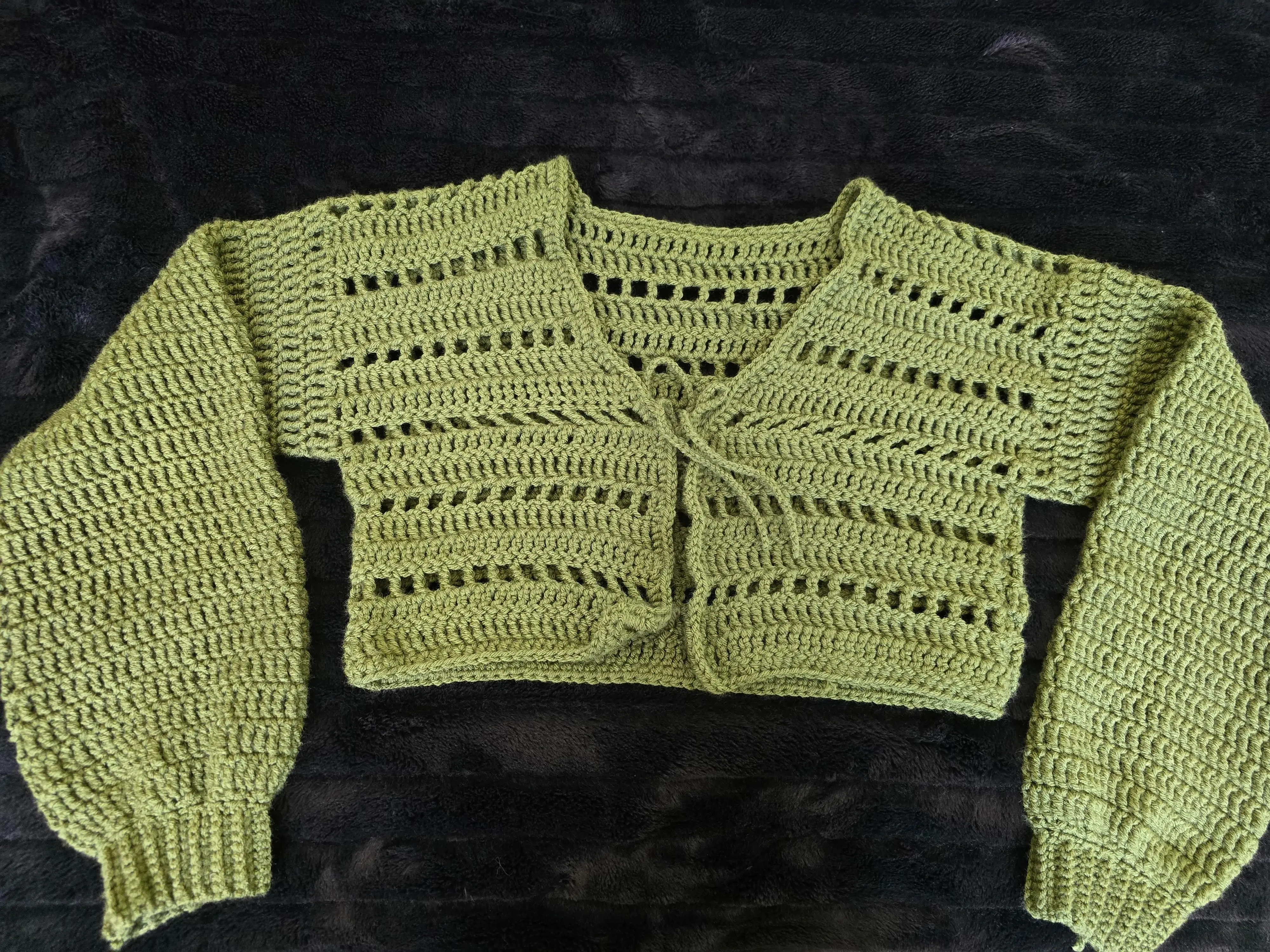 Handmade Crochet Crop Top Sweater