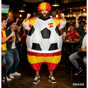 Football Inflatable Costume for Stage Performances, Party Atmosphere, Festival Shows, and Makeup Props