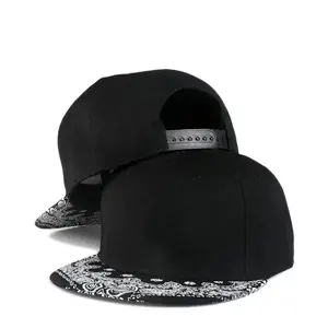 Solid Color Cashew Flower Series Men Baseball Cap Snapback Hip Hop Cap Flat Brim Hat Women Sun Visor Cap