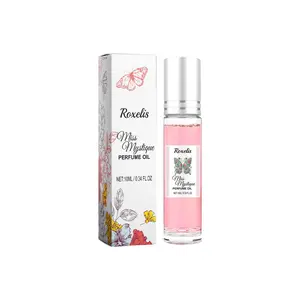 Rolling Rose Perfume Portable Vial Perfume Charming Charm Natural Fresh Long-Lasting Pheromone Fragrance