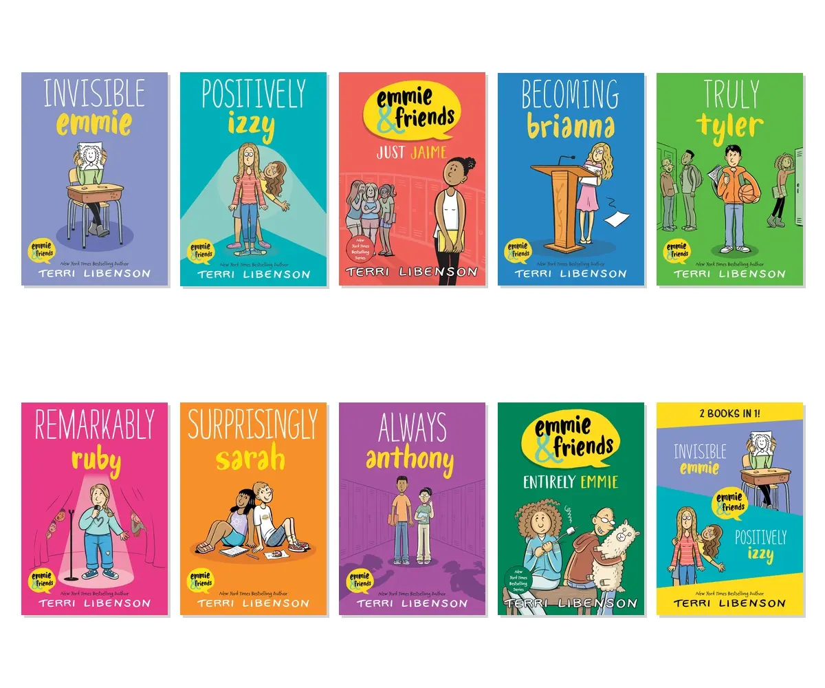 Emmie & Friends 10-Book Complete Bundle Set Graphic Novel Collection - Paperback