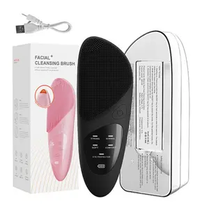 USB-Rechargeable Facial Brush  Facial Massager  Unisex Silicone Facial Brush  Deep cleansing, deep pore cleansing a cleansing tool designed for use with facial cleanser