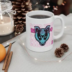 Daniel Ricciardo Neon Vibes Ceramic Mug 11oz Beverage Coffee Drinkware Cup