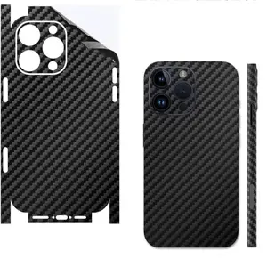 Two-Pack 3m Leather Texture Protective Film for iPhone 16 Pro Max, Full Coverage Back Cover, Anti-Scratch, Durable, Fingerprints Resistant