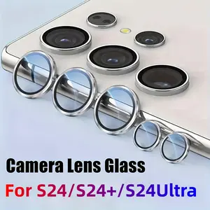 1 Pack Premium Metal Camera Lens Protector Lens Glass for Samsung Galaxy S25 S24 S23 S22 Ultra S25 Plus S24 Plus S23 Plus S22 Plus FE S26/S26 Plus/S26 Ultrawith High Definition Clarity and Perfect Fit