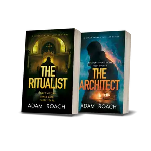 Get the first 2 books in the Vince Tanaka FBI Mystery Thriller series. This includes The Ritualist and The Architect, which are the first 2 books of the 4 book saga titled "The Reginald Saga".
