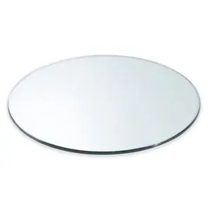40" Round Clear Glass Table Tops - 1/4" - Flat Polish