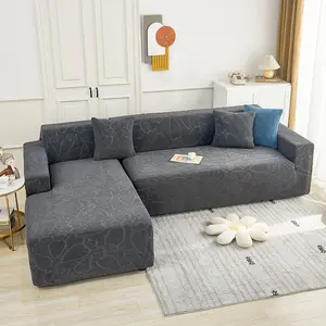 Nordic-Style Jacquard Decorative Sofa Cover with 3D Carrot Pattern, Dustproof Sofa Protector, Full Coverage, Non-Slip and Wear-Resistant, Suitable for Various Living Room Layouts, Creating a Warm and Comfortable Home Atmosphere