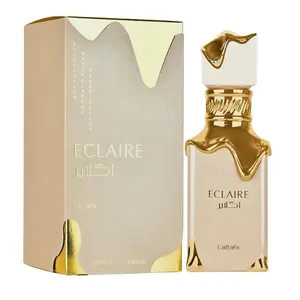 Lattafa Eclaire Eau de Parfum Spray for Women, 3.4 Ounce (100 ML) | Sweet Vanilla & Caramel Fragrance perfume gift