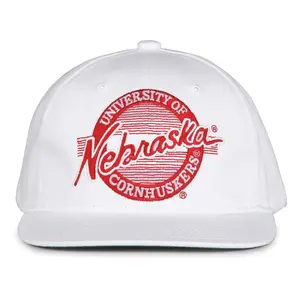 Nebraska Snapback Hat Retro Circle Design