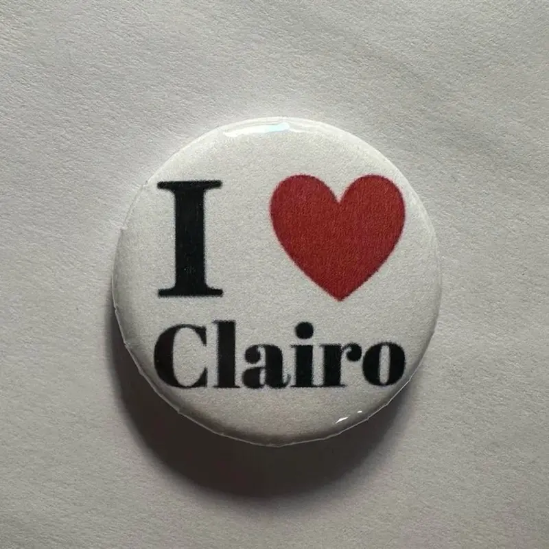 Handmade clairo 1.25 inch Pin Button Badge handmade pinback buttons pins - clairo merch