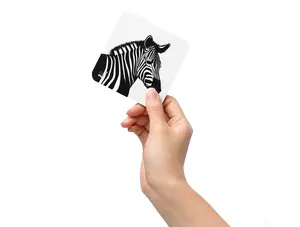 Zebra 2 BeSculpt Cork-back Coaster