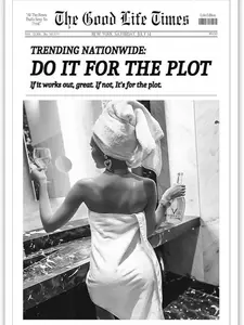 Do It For The PlotBlack And White Posters Wall Art Sexy Woman With Whiskey Poster
