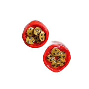 Plate of cookies clay magnet