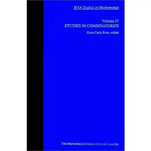 USED-Studies in Combinatorics (Maa Studies in Mathematics) - Vol 17 (Hardcover)