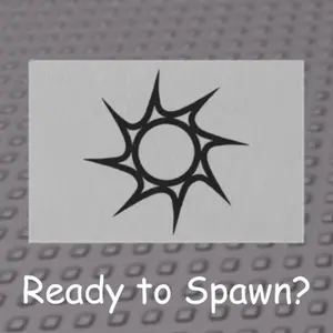 Roblox Spawn Point Rug, Outdoor Rug, Claim Your Territory IRL