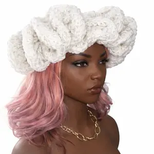 White Headband Crochet - Stylish and Comfortable Accessory for Everyday Wear, Perfect for Daily Use
