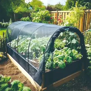 Black Garden Mesh Netting Barrier, Ultra Fine Plant Netting for Garden Protection, Garden Net Fruit Tree Netting for Vegetable Blueberry Bushes Plant Row Cover Screen Protection, Garden Supplies