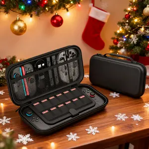 Nintendo Switch Lite Protective Case, Screen Protector, Thumb Grip Handle, Video Game Accessory, Durable & Stylish Design