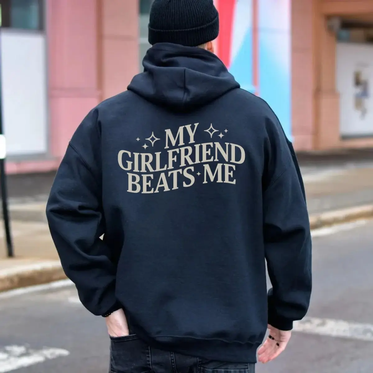 My Girlfriend Beats Me Shirt, Sweatshirt, Hoodie, Funny Boyfriend Gift, Quirky Couple Gift, Humor Love Tee, Unisex Sweater Pullover Tee Fit Cotton