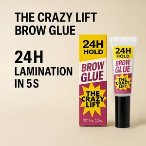 Brow Gel Lifting Liquid, Long-Lasting 24-Hour Brow Styling Gel, Professional Makeup Product, Enhances and Defines Brows