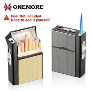 DKD Outdoor Portable Windproof Lighter Case, USB Charging, Lighter Box for Livingroom BedroomOffice Outdoor Perfect Gift(Fuel Not Included)