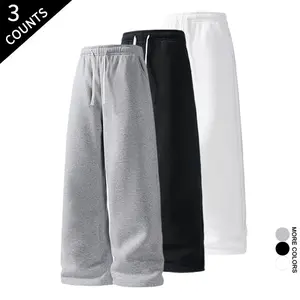 3-Pack Men's Loungewear Sweatpants for Home & Daily Errands