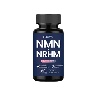 KOOVS NMN × NRHM Complex 19500mg Per Bottle, 8-in-1 Complex, Zero Filler, Pure NMN 650mg Per Serving with NRHM 100mg, Astragalus Root Powder, Trans-Resveratrol, PQQ, CoQ10, & Reduced Glutathione | Dual NAD+ Supplement Precursor（Free collagen） tiktokshopsp