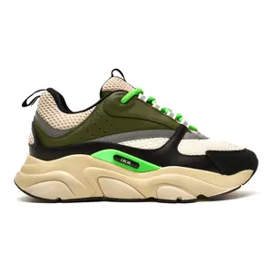 Dior B22 Trainer Cream Olive Black
