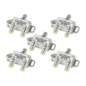 2 Way Extreme/Amphenol 1Ghz High Performance Coax Cable Splitter BDS102H 5 Pack
