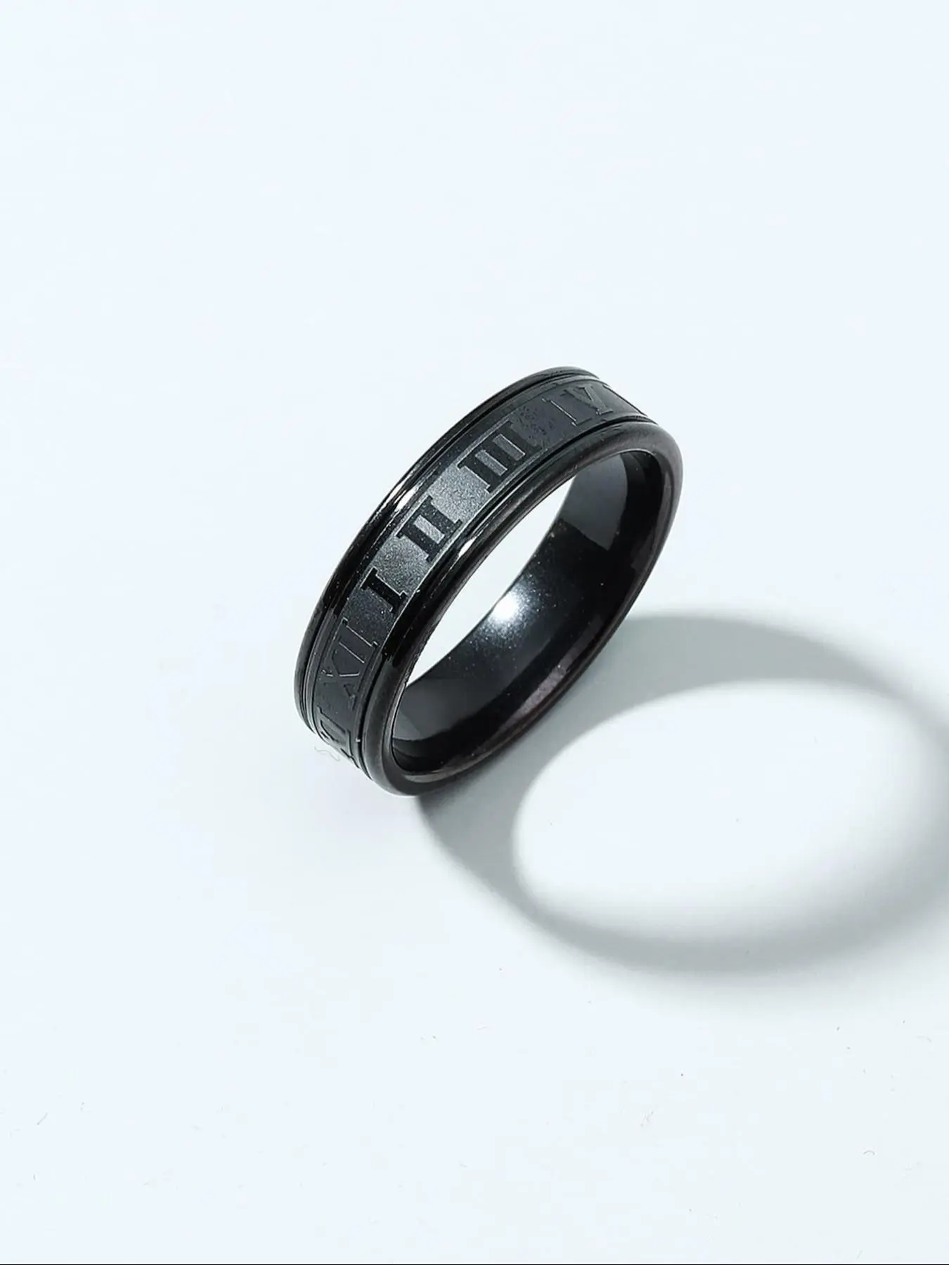 Simple Fashion Stainless Steel Ring, Fashion Rings, Roman Numerals Decor Ring, Elegant Casual Ring for Men & Women, Trendy All-match & Exquisite Jewelry for Birthday Gift