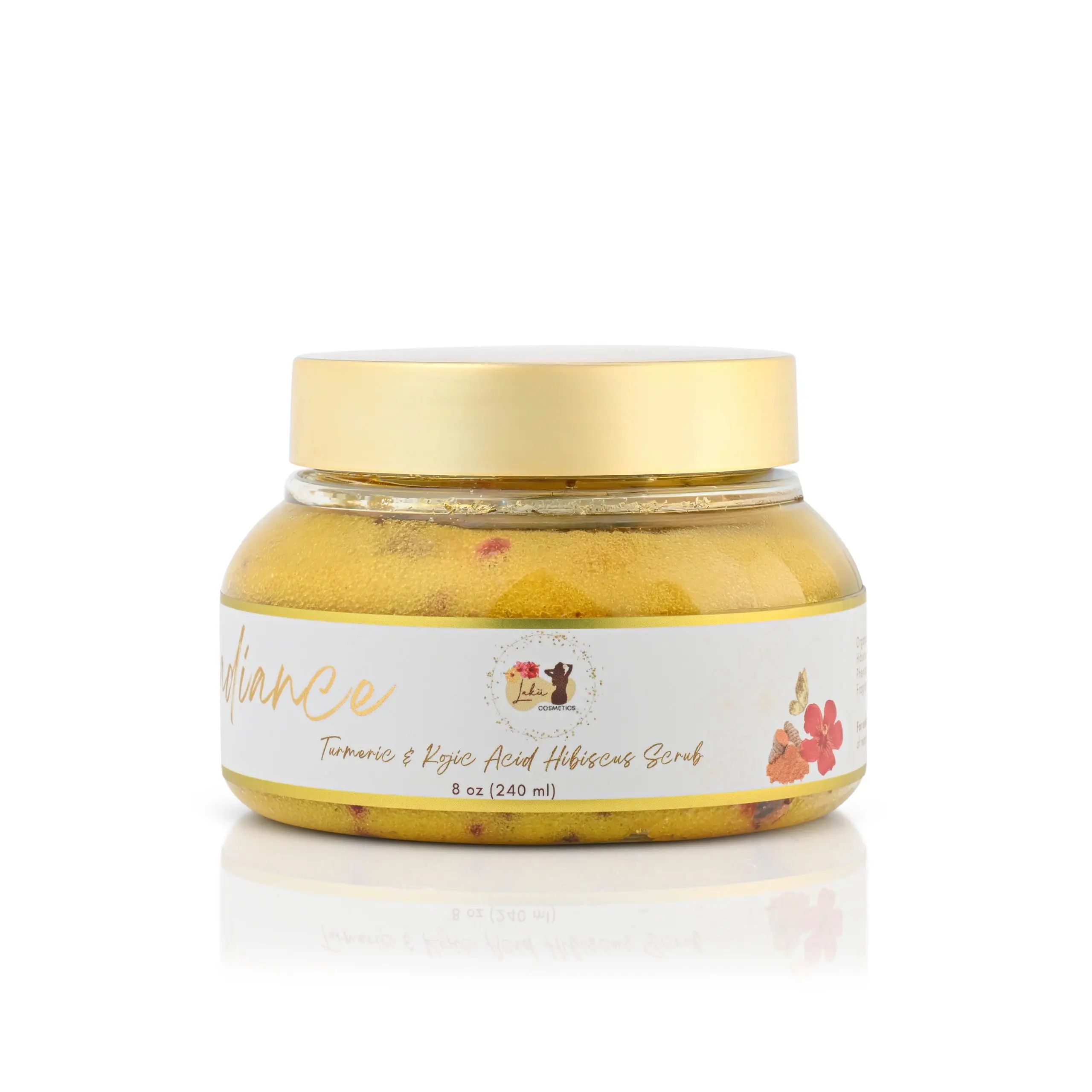 Turmeric & Kojic Acid Hibiscus Luxurious Scrub 8oz (250 ml)